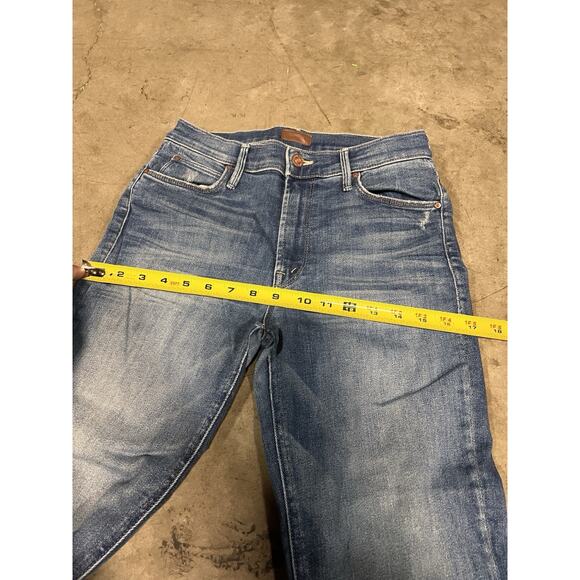 Mother The Runaway Step Fray Blue Jeans In Leaps And Bounds size 29 X 30 - Picture 10 of 16